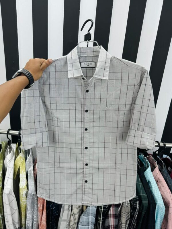 Casual 100% premium cheque Shirt - Image 3