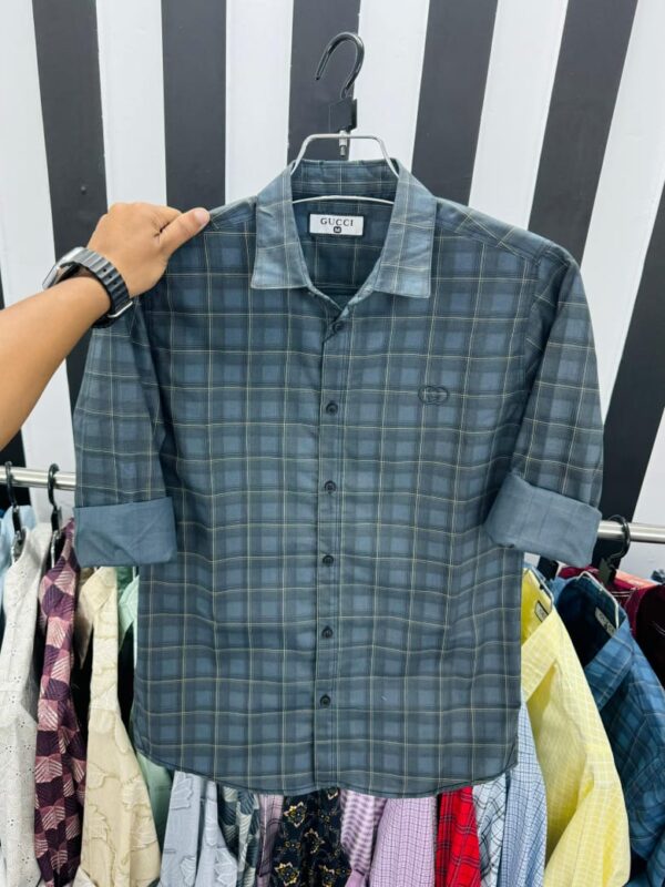 Casual 100% premium cheque Shirt - Image 3