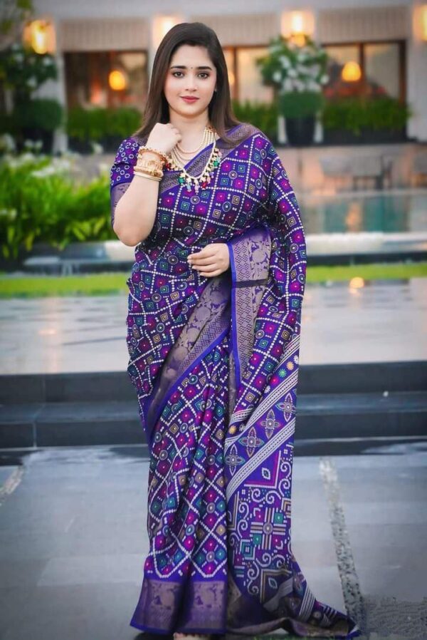 Half Silk Saree with Blouse Piece