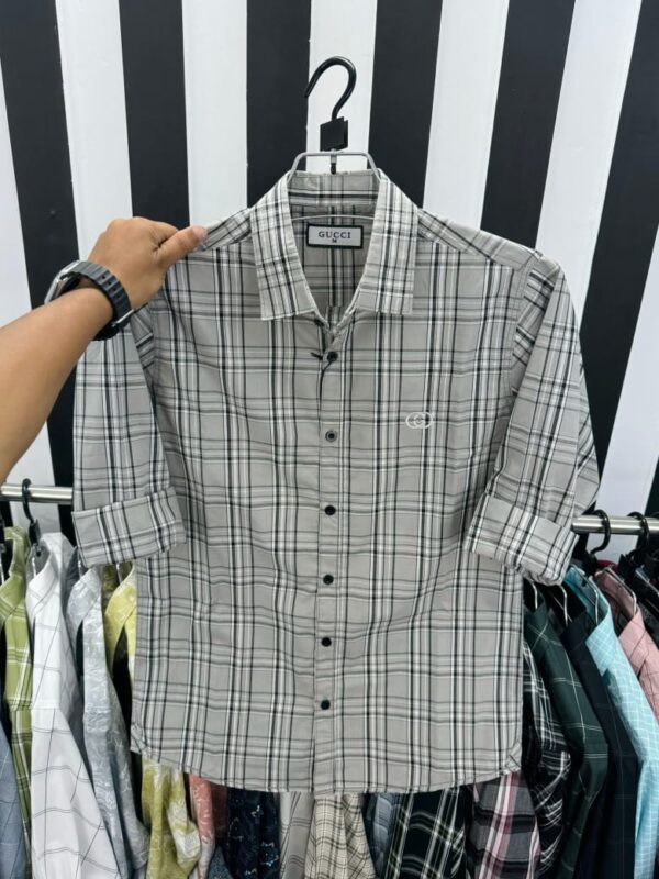 Casual 100% premium cheque Shirt - Image 2