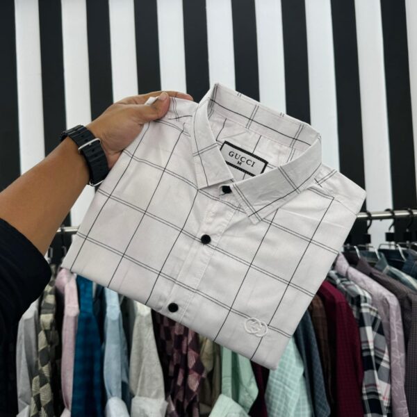 Casual 100% premium cheque Shirt - Image 2