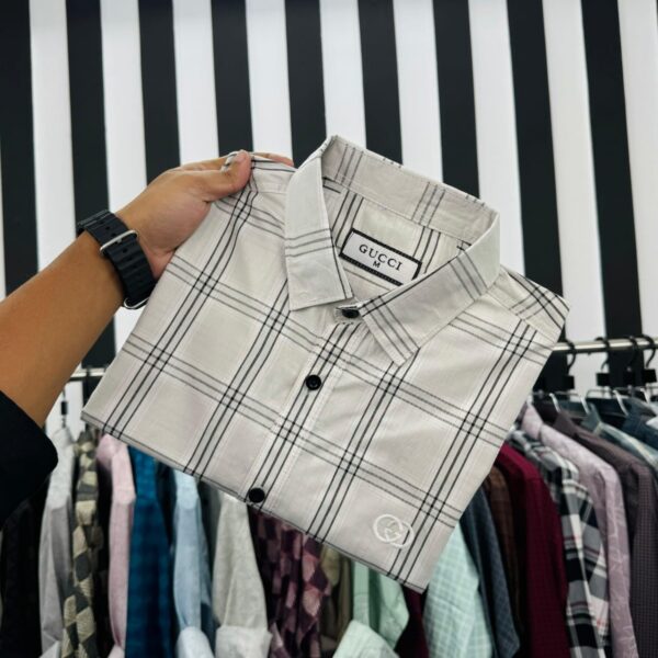 Casual 100% premium cheque Shirt - Image 2