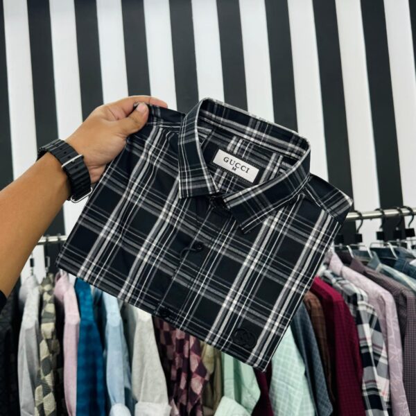 Casual 100% premium cheque Shirt - Image 3