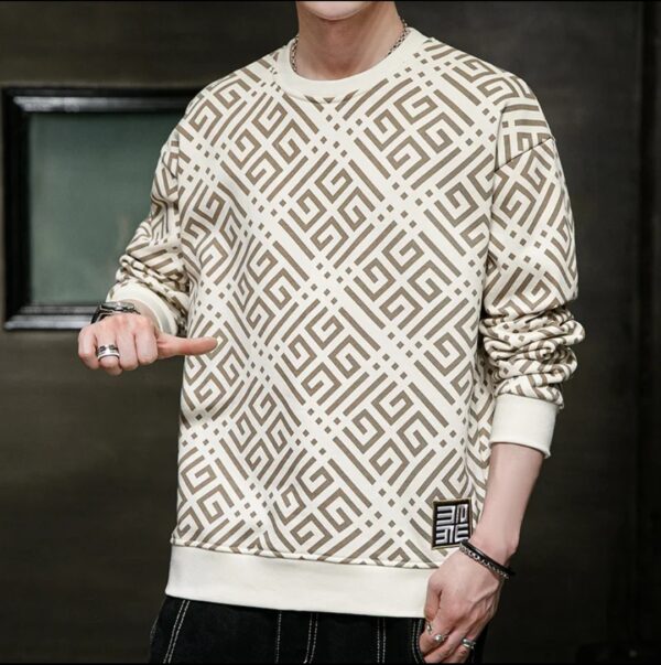 Cotton Long Sleeve Sweet Shirt - Image 2